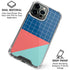 Checkered Split iPhone 16 Pro Clear Case
